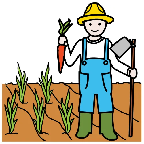 Dibujo agricultor - Imagui