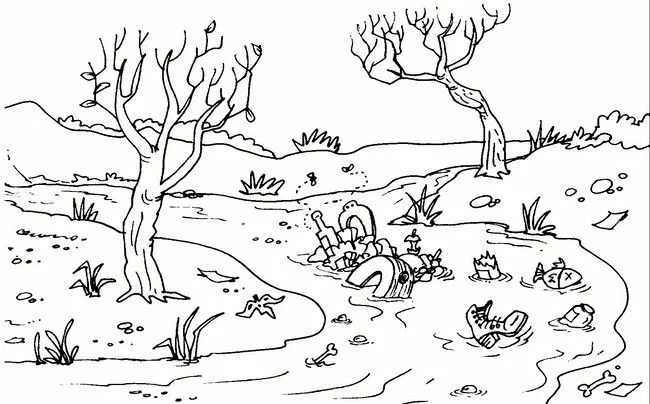 Dibujos de agua contaminada para colorear - Imagui Dibujos de agua contaminada para colorear - Imagui