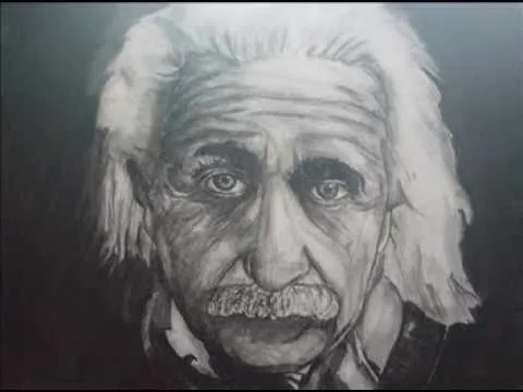 DIBUJO DE ALBERT EINSTEIN - YouTube