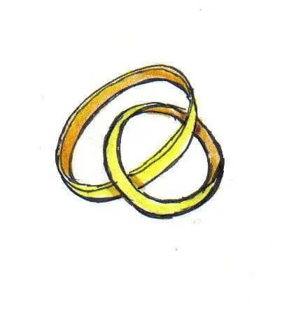Anillos boda dibujo - Imagui