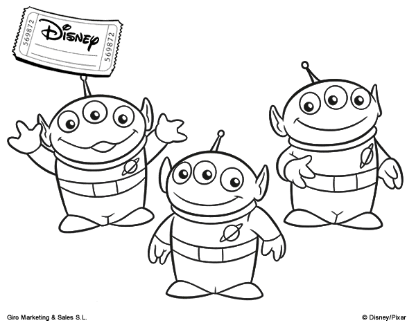 Dibujo de Los Aliens para Colorear - Dibujos.net Dibujo de Los Aliens para Colorear - Dibujos.net