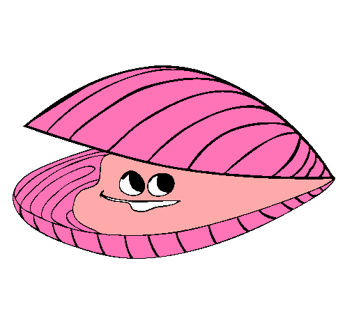 Dibujo de Almeja pintado por Concha en Dibujos.net el día 29-10-10 ...