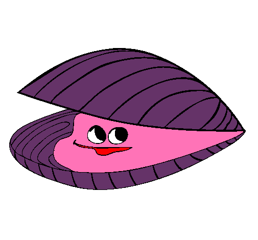 Dibujo de Almeja pintado por Lucia21062002 en Dibujos.net el día ...