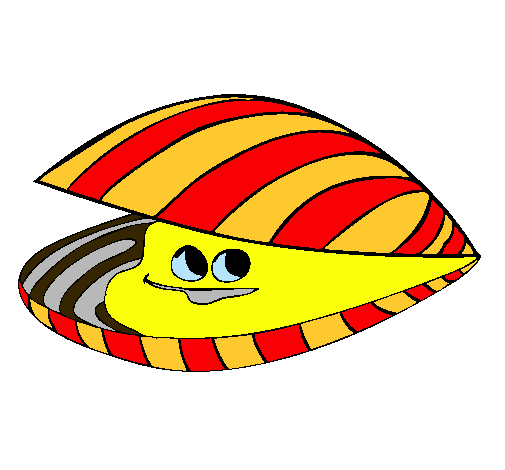 Dibujo de Almeja pintado por Luis en Dibujos.net el día 19-10-10 a ...