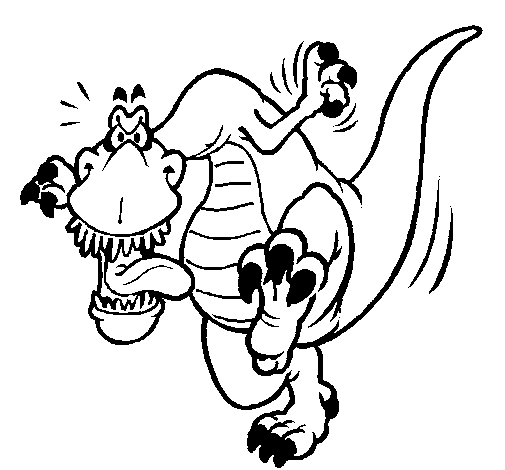 Dibujo de Alosaurio para Colorear - Dibujos.net Dibujo de Alosaurio para Colorear - Dibujos.net