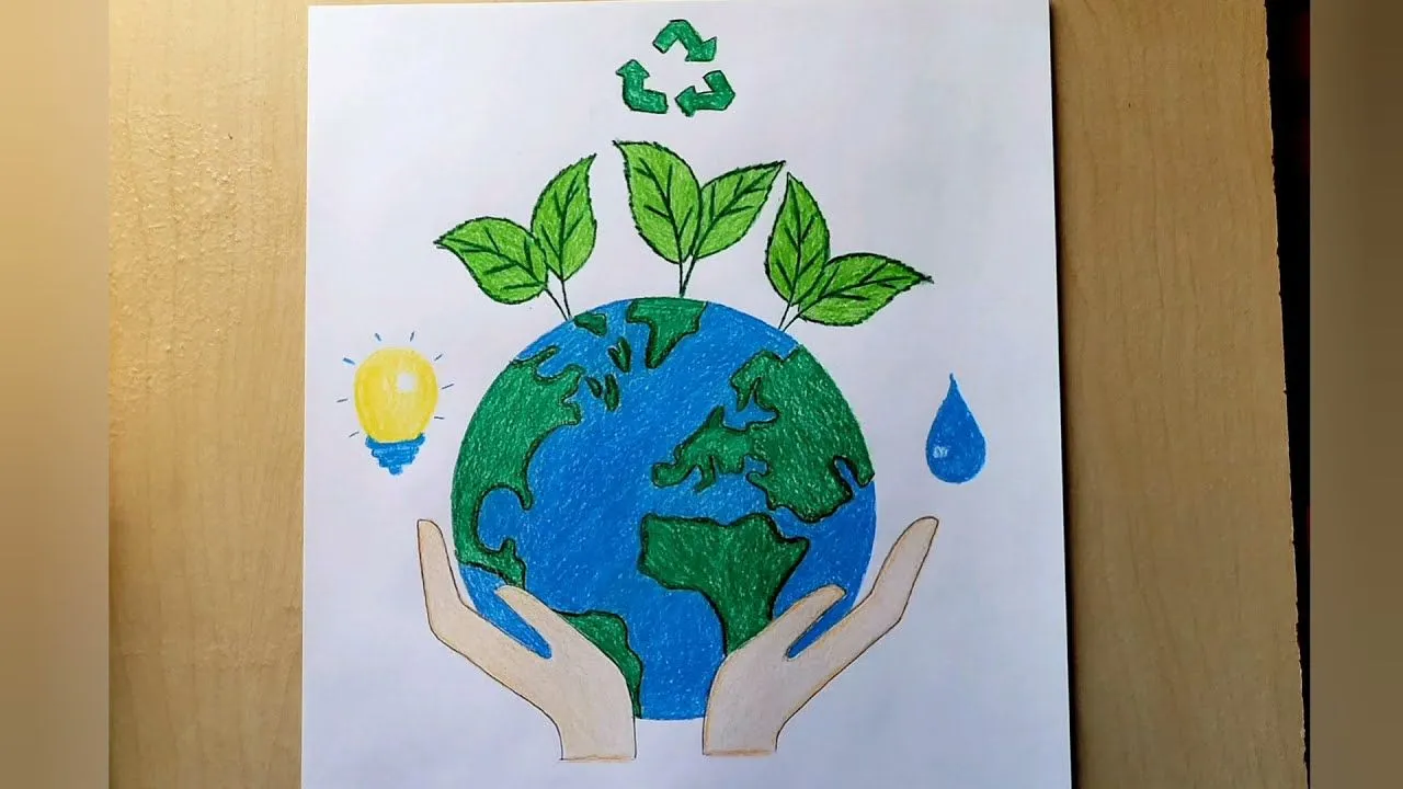 Dibujo del medio ambiente - YouTube