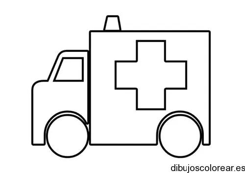 Dibujo de ambulancia de juguete | Dibujos para Colorear Dibujo de ambulancia de juguete | Dibujos para Colorear