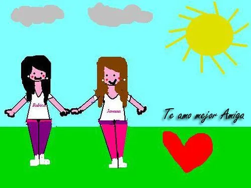 Mi dibujo con mi mejor amiga (L) Te amo (L) | Flickr - Photo Sharing! Mi dibujo con mi mejor amiga (L) Te amo (L) | Flickr - Photo Sharing!