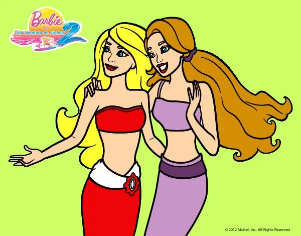 Dibujo de Amigas sirenas pintado por Lamorales en Dibujos.net el ... Dibujo de Amigas sirenas pintado por Lamorales en Dibujos.net el ...
