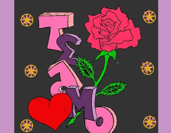 Dibujo de Te amo II pintado por Magiimiixx en Dibujos.net el día ... Dibujo de Te amo II pintado por Magiimiixx en Dibujos.net el día ...