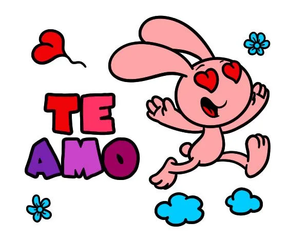 Dibujo de Te amo mucho pintado por Nicolitama en Dibujos.net el ...