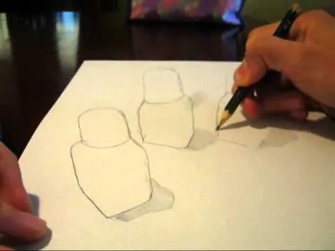 como hacer un dibujo anamorfico - YouTube