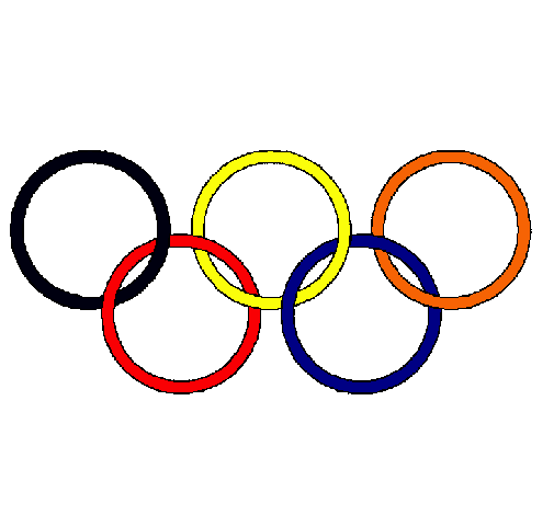 Dibujo de Anillas de los juegos olimpícos pintado por -aros- en ...
