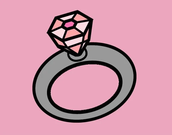 Dibujo de Anillo de boda pintado por Charito en Dibujos.net el día ...