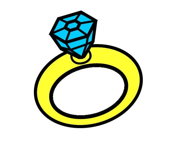 Dibujo de Anillo de boda pintado por Crystal45 en Dibujos.net el ...