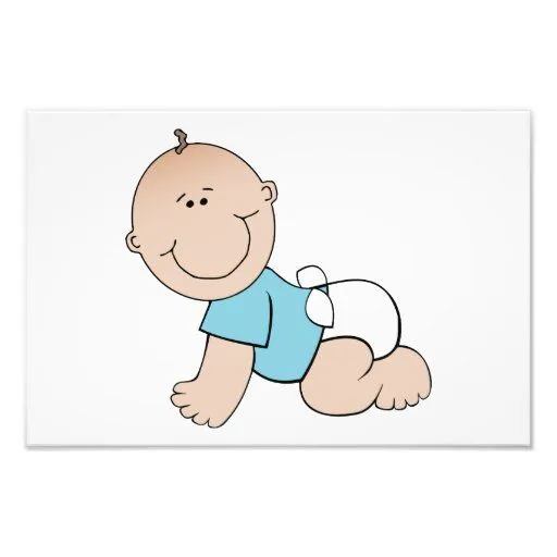Dibujo animado del bebé arte fotográfico de Zazzle.