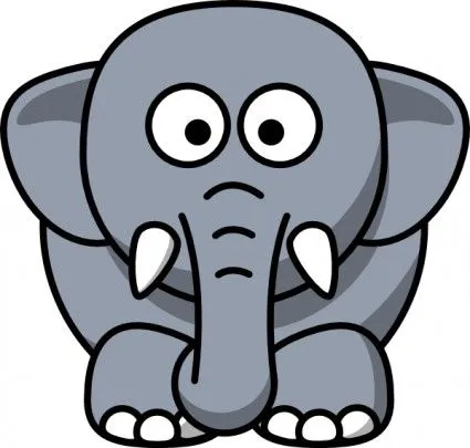 Dibujos Animados Elefante Clip Art-Vector Clip Art-vector Libre ... Dibujos Animados Elefante Clip Art-Vector Clip Art-vector Libre ...