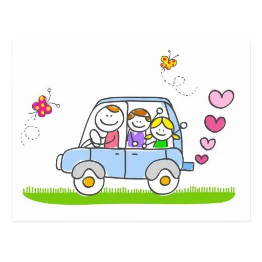 dibujo animado feliz de la familia postales | Zazzle dibujo animado feliz de la familia postales | Zazzle