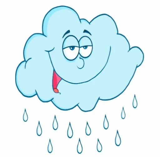 dibujo animado feliz tonto de la nube de lluvia llavero ... dibujo animado feliz tonto de la nube de lluvia llavero ...