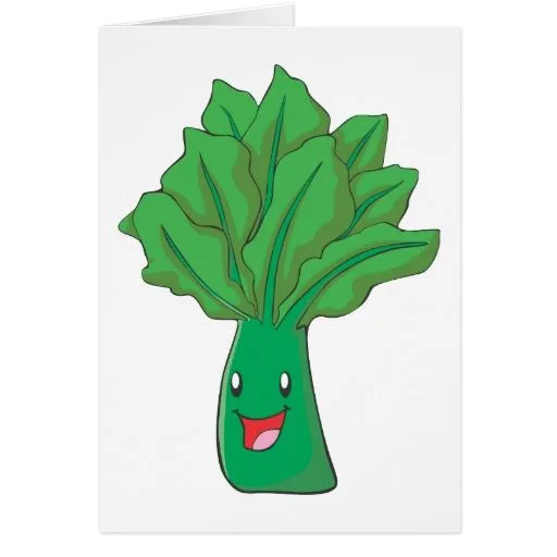 Dibujo animado feliz de la verdura de la espinaca imán para ... Dibujo animado feliz de la verdura de la espinaca imán para ...