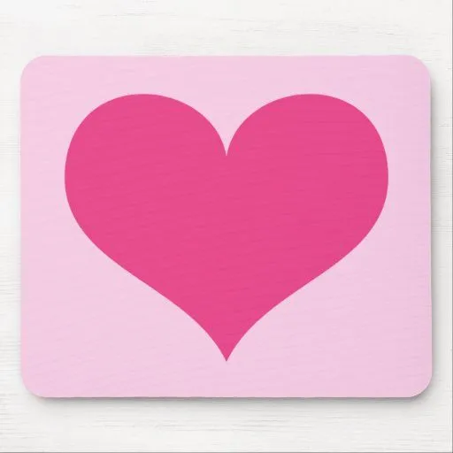Dibujo animado femenino del corazón rosado alfombrilla de ratón ... Dibujo animado femenino del corazón rosado alfombrilla de ratón ...