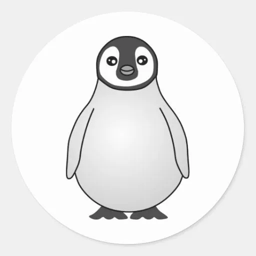 Pinguino emperador dibujo - Imagui