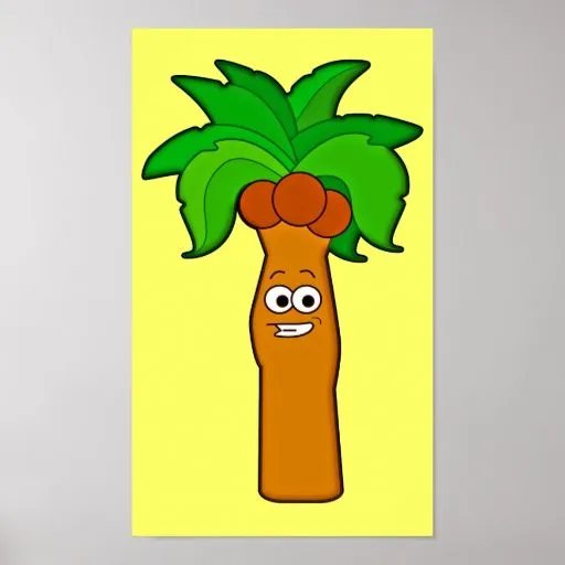 Dibujo Animado De La Palmera Del Coco En Un Camisetas, Dibujo ... Dibujo Animado De La Palmera Del Coco En Un Camisetas, Dibujo ...