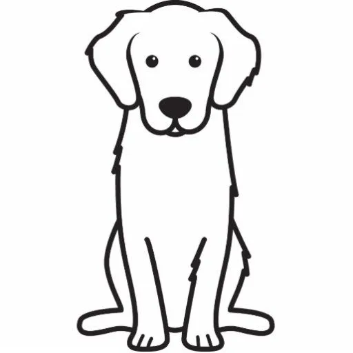 Dibujo animado del perro del golden retriever fotoescultura ... Dibujo animado del perro del golden retriever fotoescultura ...