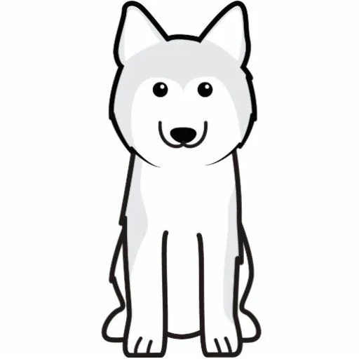 Perro lobo siberiano dibujar - Imagui
