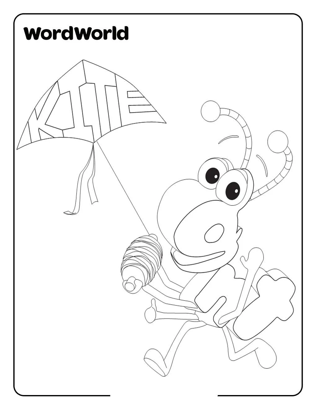 Dibujo de ANT KITE de Word World para colorear ~ Dibujos para ...