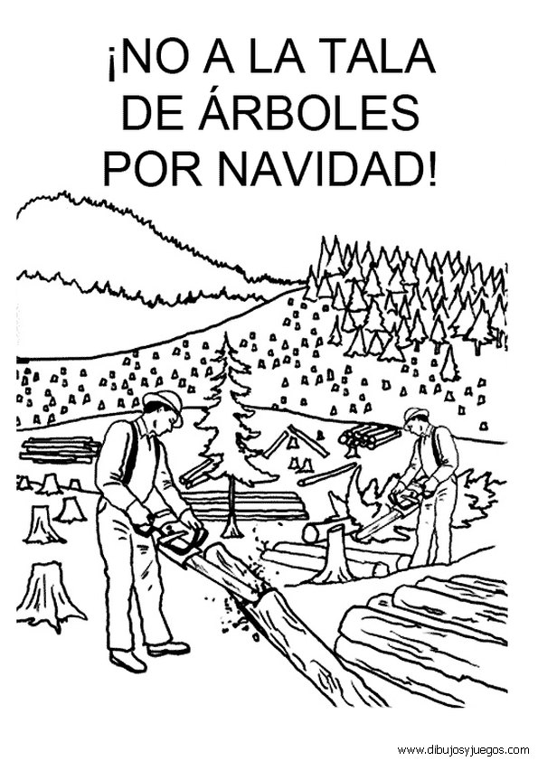 dibujo-anti-arbol-navidad-003 | Dibujos y juegos, para pintar y ... dibujo-anti-arbol-navidad-003 | Dibujos y juegos, para pintar y ...
