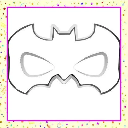 Dibujo de un antifaz de Batman para colorear - Antifaces de ... Dibujo de un antifaz de Batman para colorear - Antifaces de ...