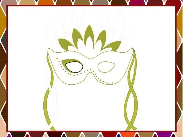 196-4-dibujo-de-un-antifaz-de- ...