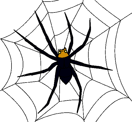 Dibujo de Araña pintado por Gema en Dibujos.net el día 27-10-10 a ... Dibujo de Araña pintado por Gema en Dibujos.net el día 27-10-10 a ...