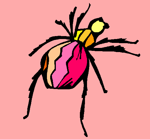 Dibujo de Araña viuda negra pintado por Taiso en Dibujos.net el ...