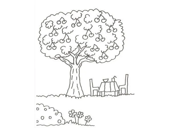 17664-4-dibujo-de-un-arbol-con ...