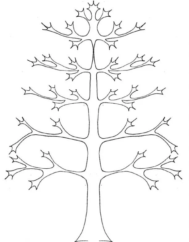 Dibujo de Árbol en otoño para colorear. Dibujos infantiles de ... Dibujo de Árbol en otoño para colorear. Dibujos infantiles de ...