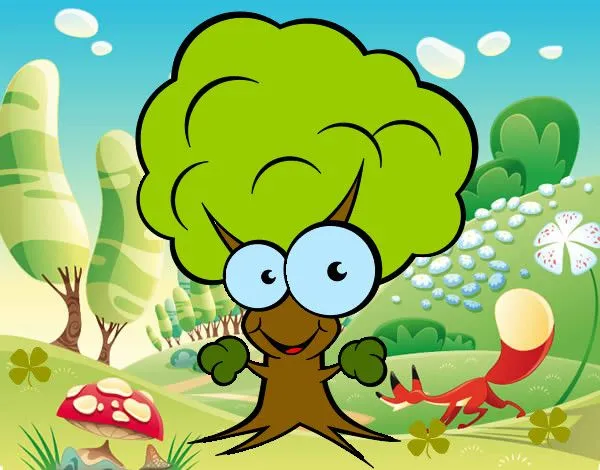 Dibujo de arbol pintado por Patribueno en Dibujos.net el día 01-10 ... Dibujo de arbol pintado por Patribueno en Dibujos.net el día 01-10 ...