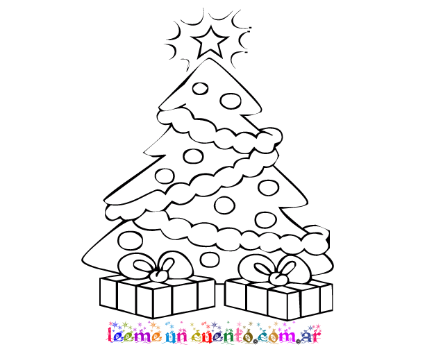 Dibujo de arbolito de navidad para colorear. Dibujos de Árbol ... Dibujo de arbolito de navidad para colorear. Dibujos de Árbol ...
