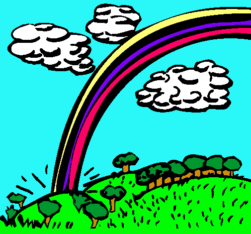 Dibujo de Arco Iris pintado por Ambiente en Dibujos.net el día 07 ... Dibujo de Arco Iris pintado por Ambiente en Dibujos.net el día 07 ...