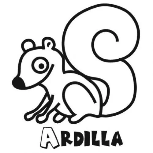 Dibujo de ardilla para imprimir - Dibujos para colorear de los ... Dibujo de ardilla para imprimir - Dibujos para colorear de los ...