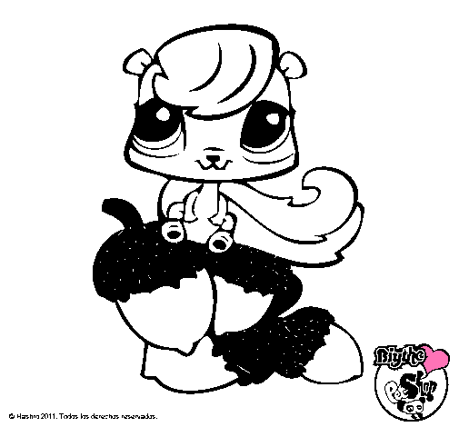 Dibujo de Ardilla Littlest Pet Shop pintado por victoria3 en ... Dibujo de Ardilla Littlest Pet Shop pintado por victoria3 en ...