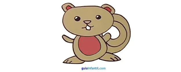 Cómo hacer un dibujo de una ardilla paso a paso Cómo hacer un dibujo de una ardilla paso a paso