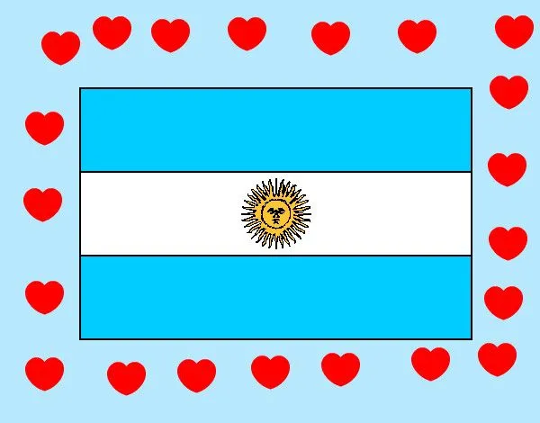 Dibujo de argentina!!!! pintado por Lesliemoda en Dibujos.net el ... Dibujo de argentina!!!! pintado por Lesliemoda en Dibujos.net el ...