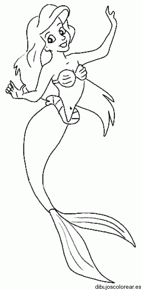 Dibujos de Ariel de bebé para colorear - Imagui