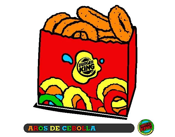 Dibujo de unos cuantos aros de cebolla pintado por Alvaro2006 en ... Dibujo de unos cuantos aros de cebolla pintado por Alvaro2006 en ...