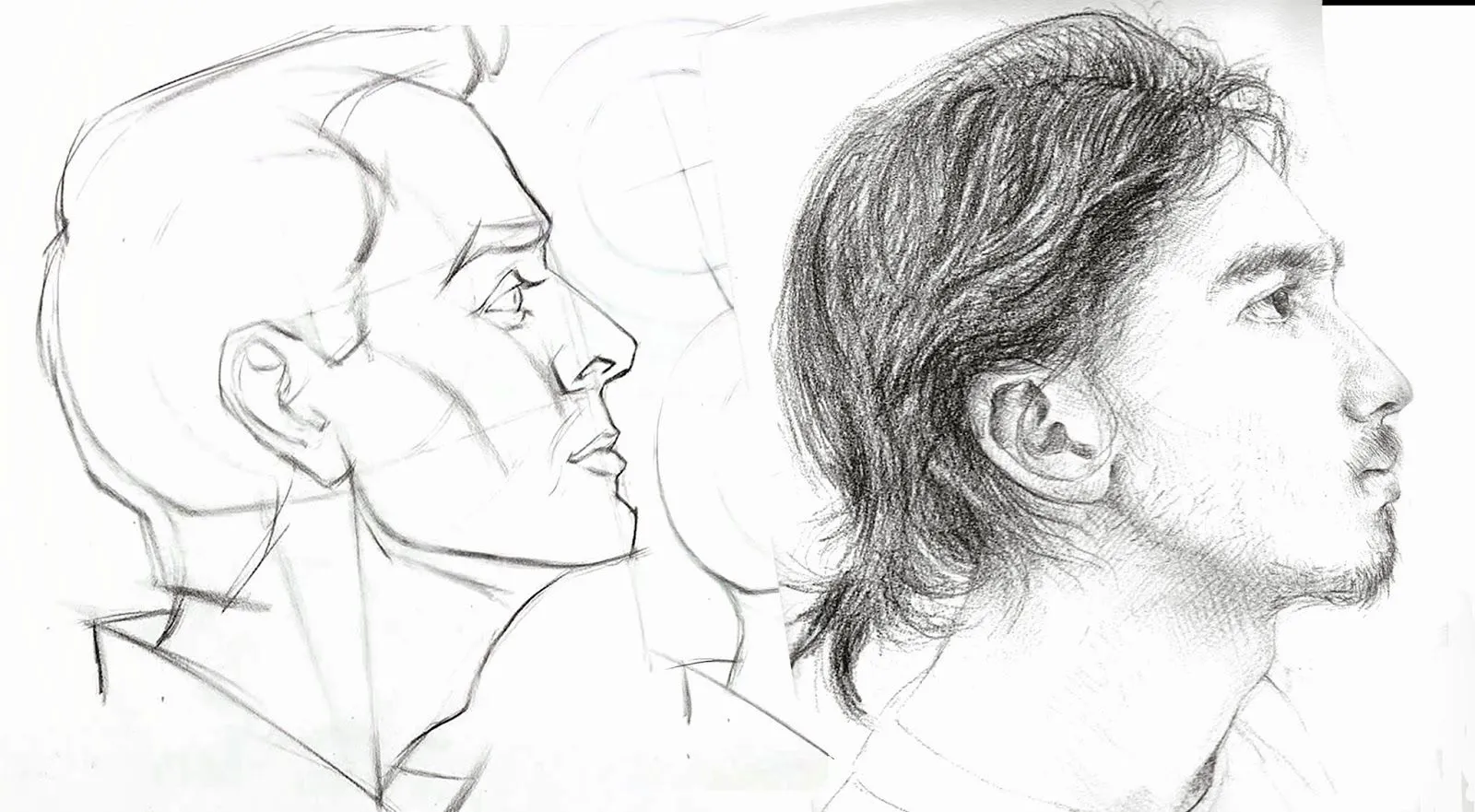 DIBUJO ARTÍSTICO 1: Actividad 22.- Cabeza de Perfil