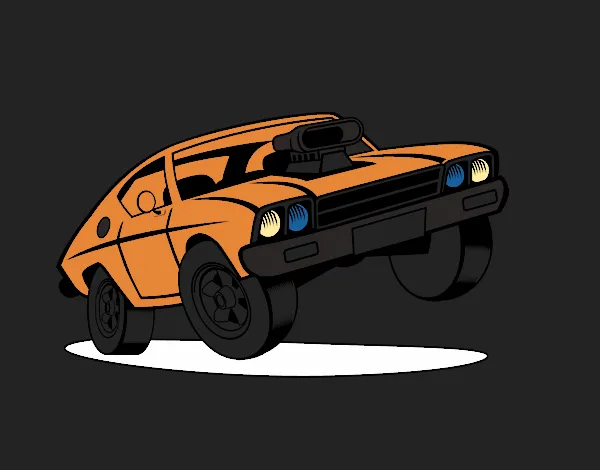 Dibujo de mi auto se llama toretto pintado por en Dibujos.net el ...