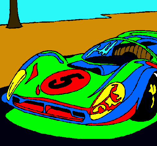 Dibujo de Automóvil número 5 pintado por Camaro en Dibujos.net el ... Dibujo de Automóvil número 5 pintado por Camaro en Dibujos.net el ...