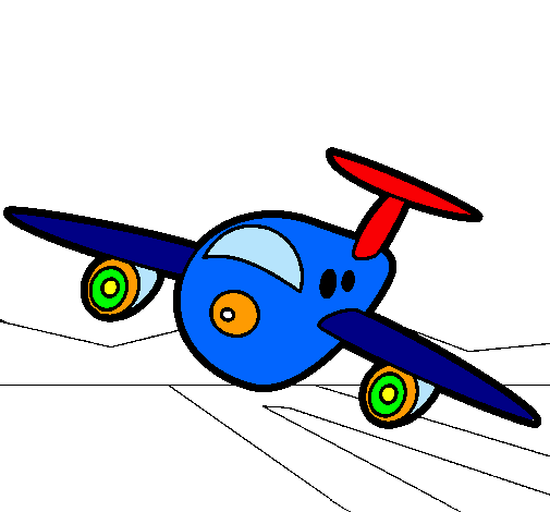 Dibujo de Avión aterrizando pintado por Avion en Dibujos.net el ... Dibujo de Avión aterrizando pintado por Avion en Dibujos.net el ...